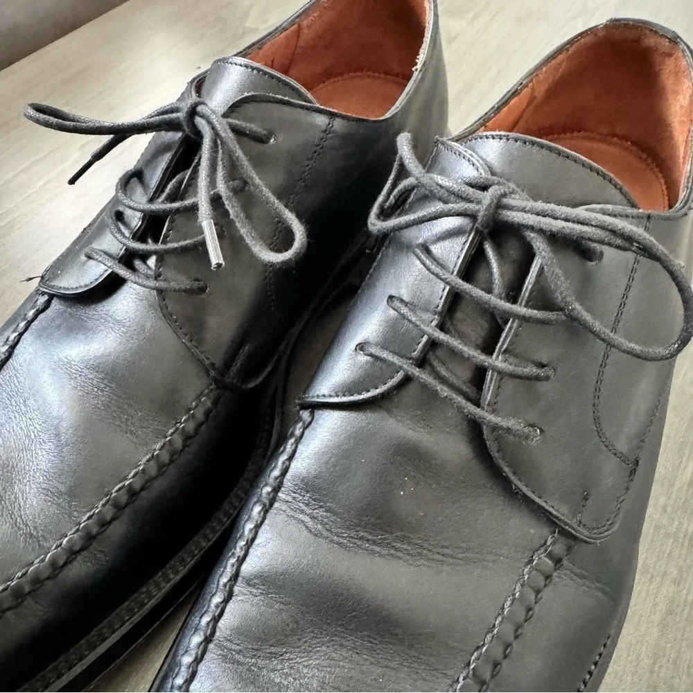 Cole Haan City Black Leather Lace Up Casual Dress Oxford Shoes Men size 10.5 D